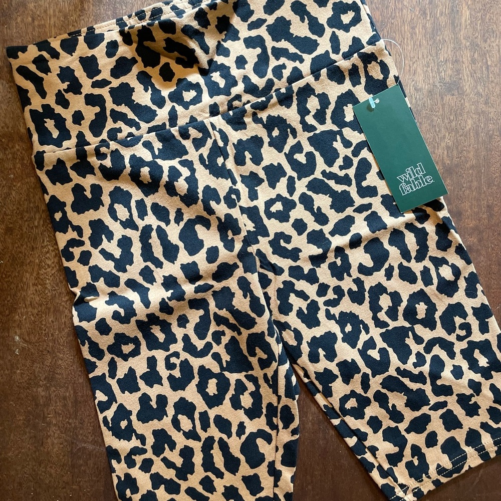 Wild Fable Leopard Print Biker Shorts